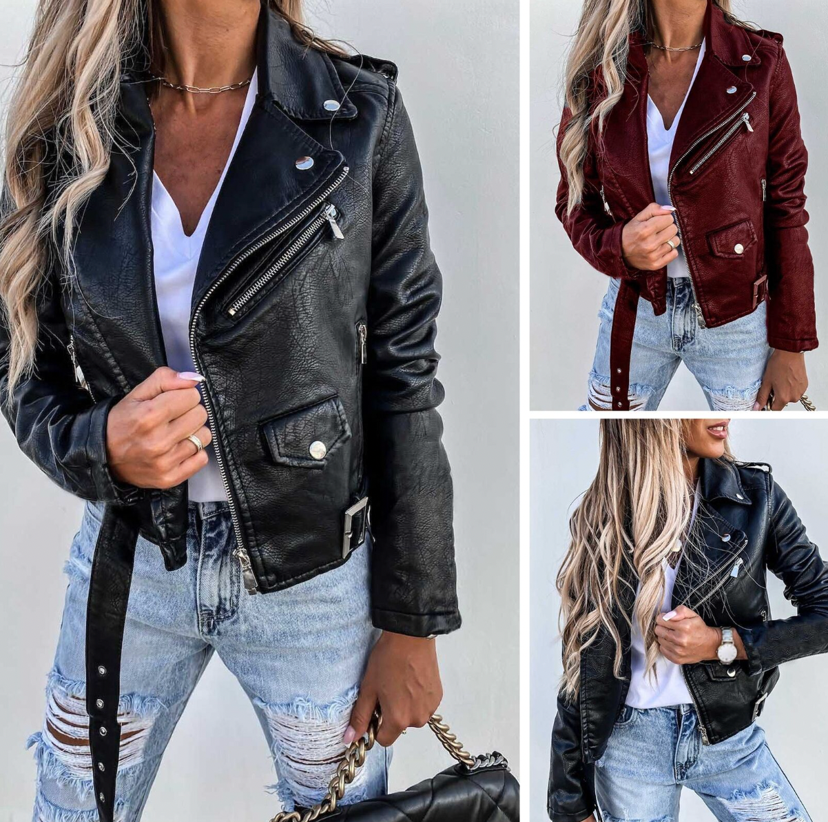 OANA - Die stylische Lederjacke für Frauen