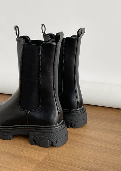 Hochschaft Chelsea-Stiefeletten