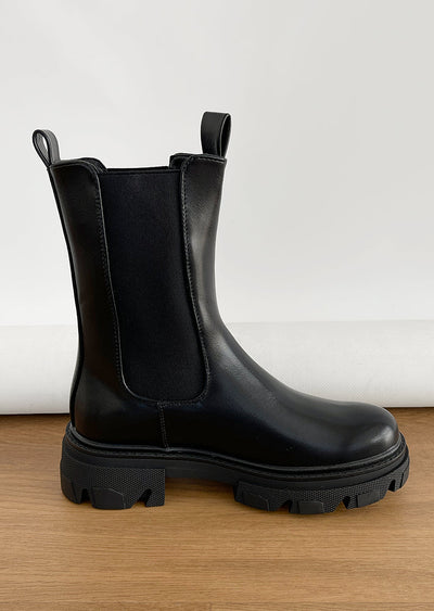 Hochschaft Chelsea-Stiefeletten