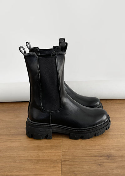 Hochschaft Chelsea-Stiefeletten