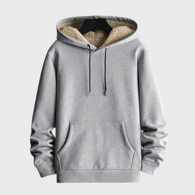 Melle - bequemer fleece-hoodie für herren douillet