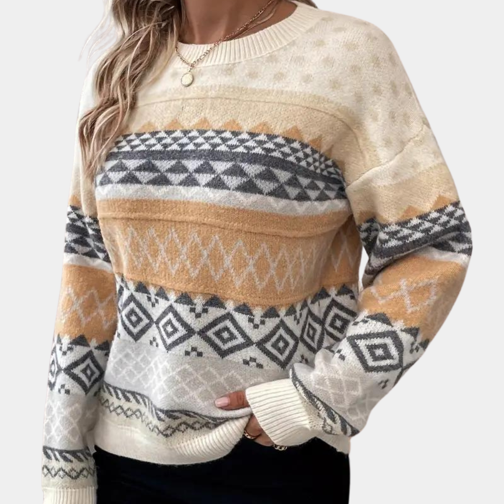 Emilija – eleganter strickpullover für damen im luxuriösen stil