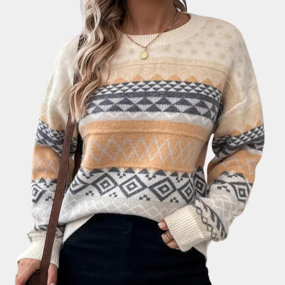 Emilija – eleganter strickpullover für damen im luxuriösen stil