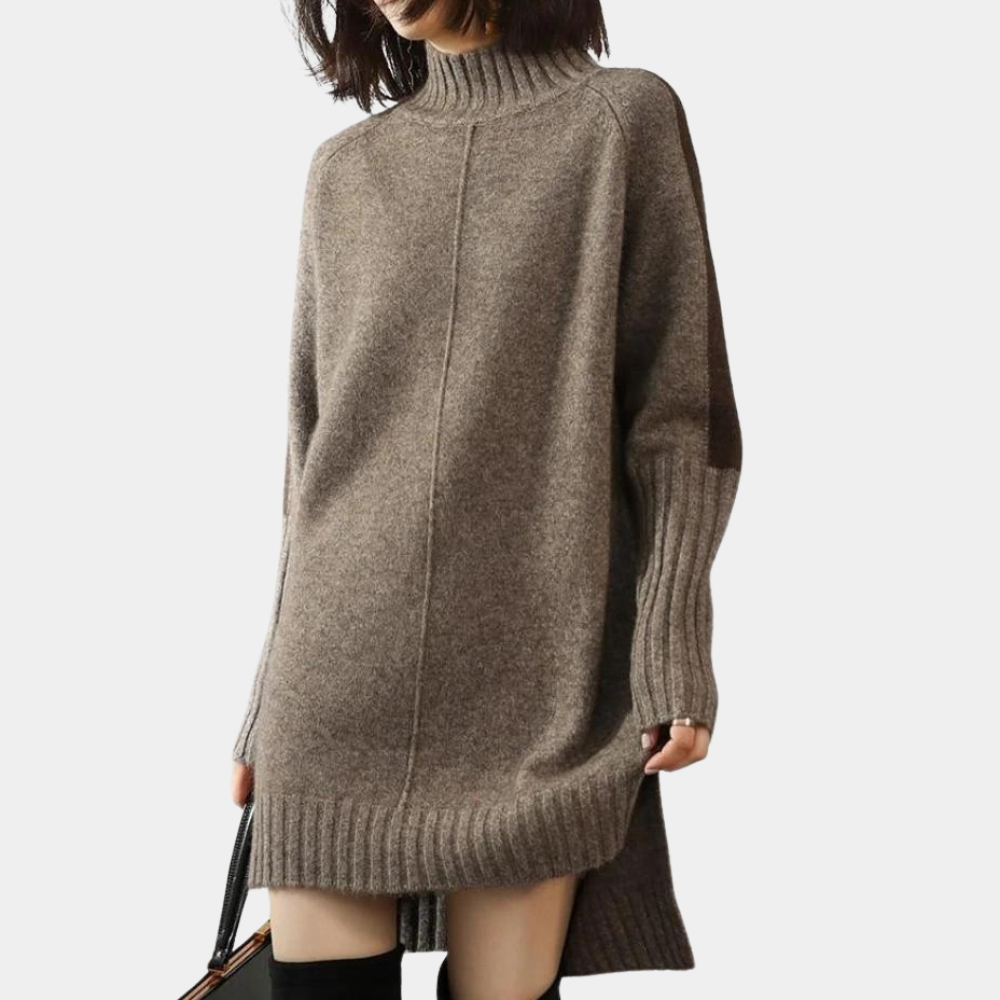 Elegant - langer damenpullover für einen zeitlosen look