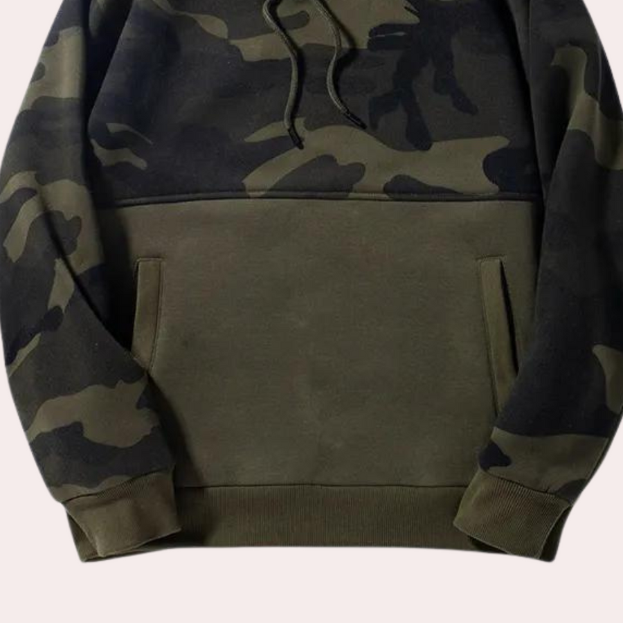 Costas – verstellbarer camouflage-hoodie für herren