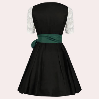 Andrina - Oktoberfest-Kleid für Frauen mit Spitzenärmeln