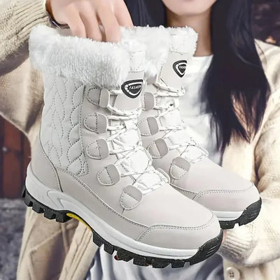 Arika - mit kunstfell gefütterte schneestiefel für frauen