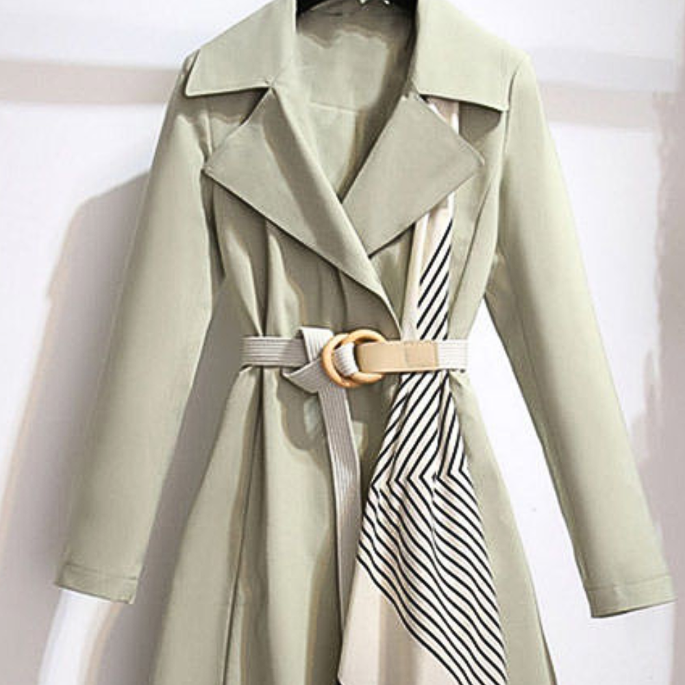 Aurembiaix - Eleganter Trenchcoat für Damen mit Gürtel