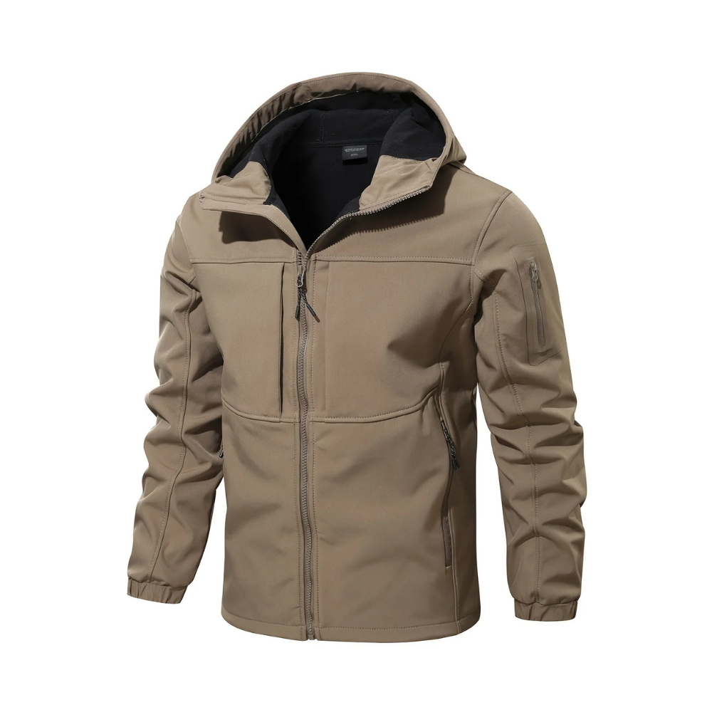 Carlo - stylische fleece-outdoorjacke für herren