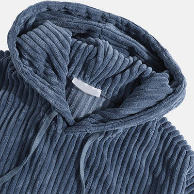 Kapuzenpullover aus geripptem cord - zereno