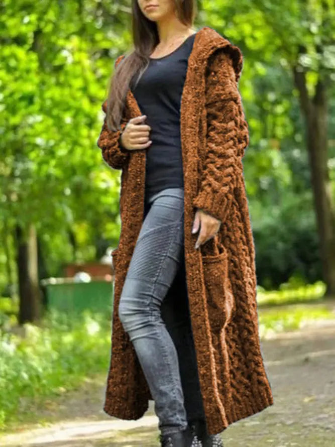 Anahi – warme und gestrickte strickjacke