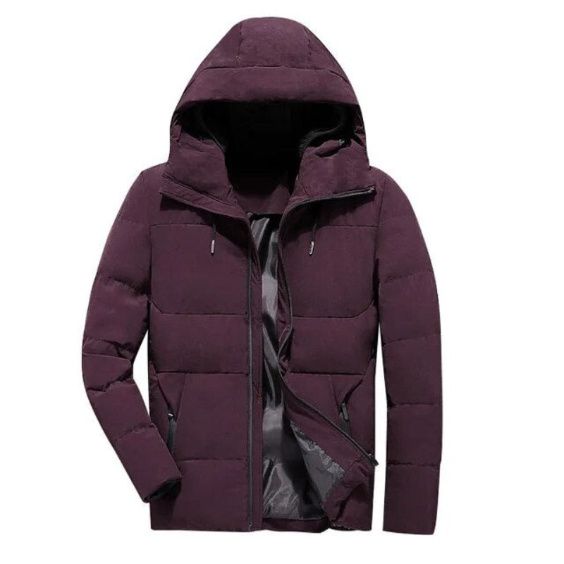 cole – wattierte winterjacke für herren