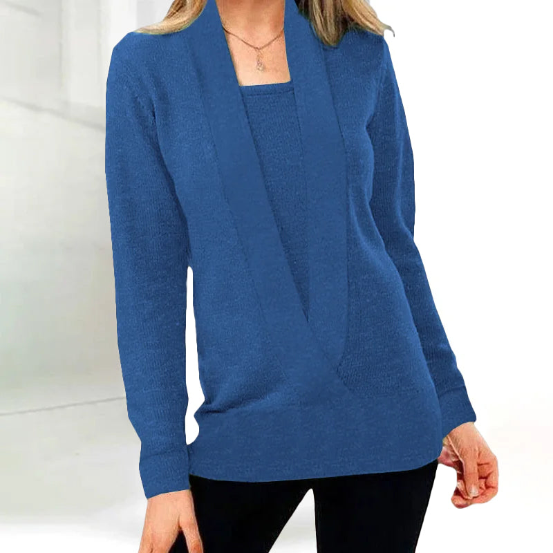 Adriane | Eleganter Blazer-Pullover