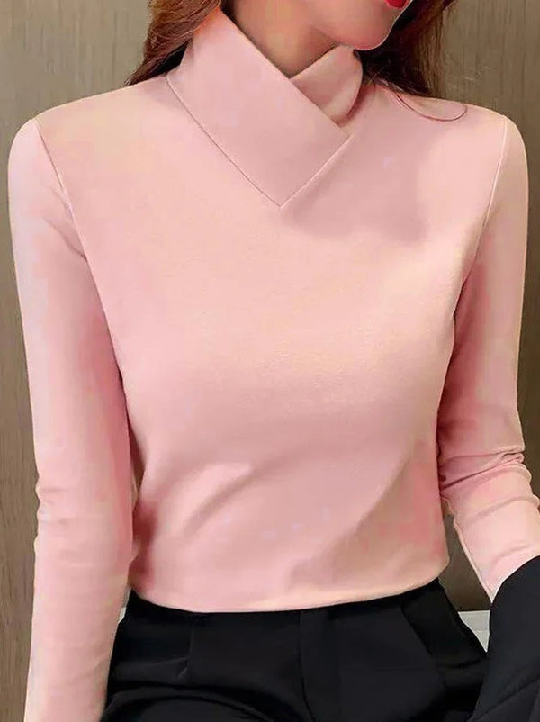 Elara – eleganter rollkragenpullover mit hohem kragen