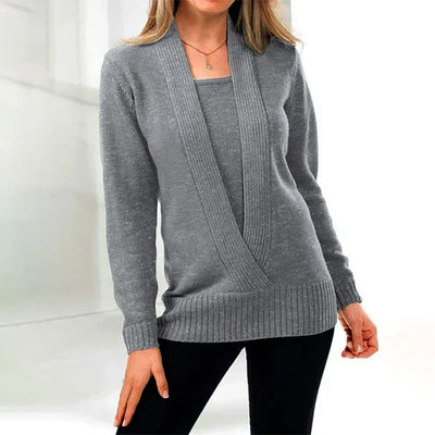 Adriane | Eleganter Blazer-Pullover