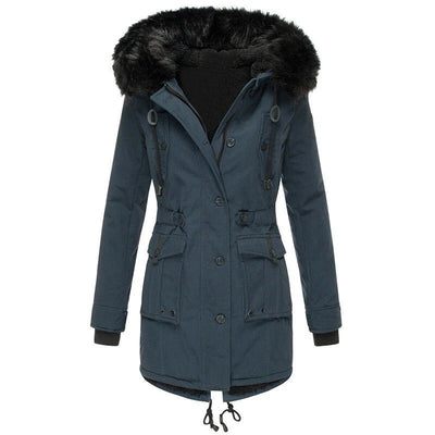 emmaa - winterjacke mit fellkapuze