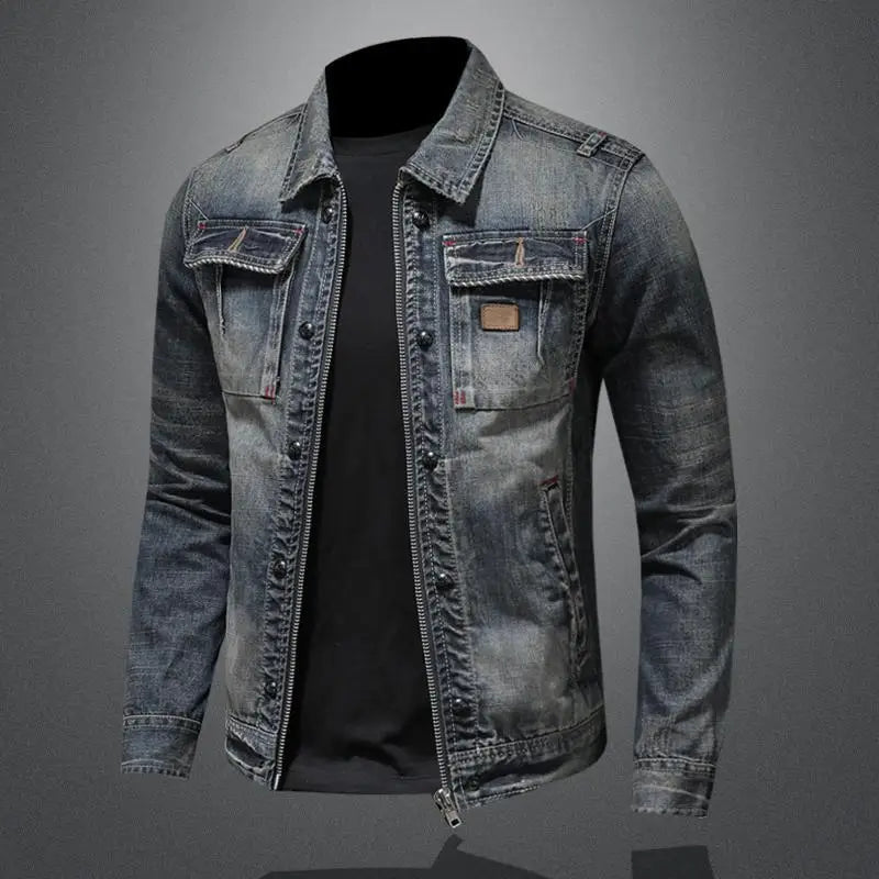 Bruno – Vintage-Jeansjacke für Herren