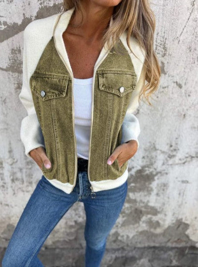 Brooklynn - moderne jacke mit denim