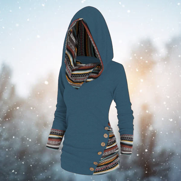 Ella | stammes-cape-pullover