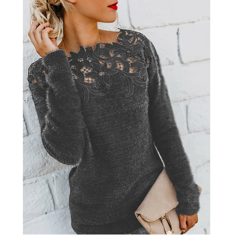 Effie - pullover mit blumendruck