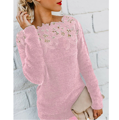 Effie - pullover mit blumendruck