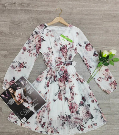 Amelia – kleid mit blumendruck