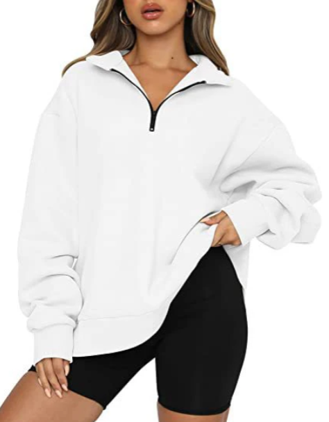 Charlotte – sweatshirt mit kragen für damen