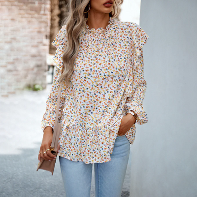 Amelia – blumenshirt für damen