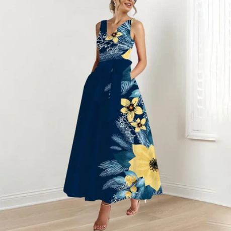 Ella – nachtkleid mit blumenmuster