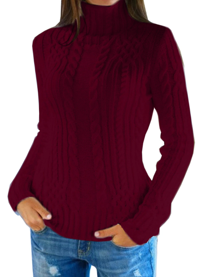 Charlotte - rollkragenpullover für damen