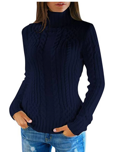 Charlotte - rollkragenpullover für damen