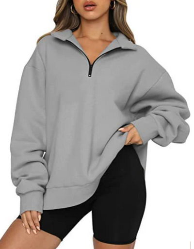 Charlotte – sweatshirt mit kragen für damen