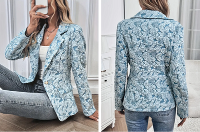 Gracie eleganter blumenblazer