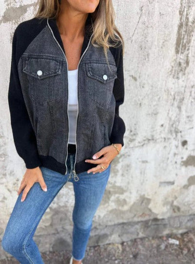 Brooklynn - moderne jacke mit denim