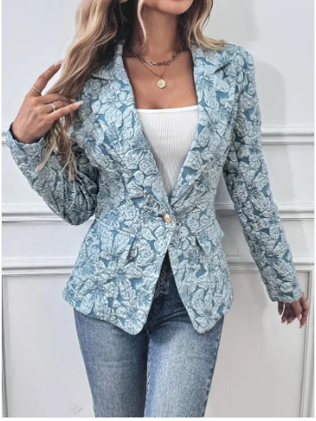 Gracie eleganter blumenblazer