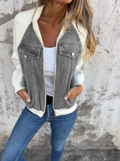 Brooklynn - moderne jacke mit denim