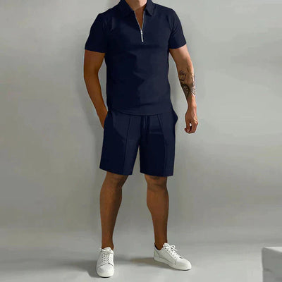 Ensemble Valezo - 2 Teile - Projekt Paris - Polo und Shorts für Herren - Elegant und bequem