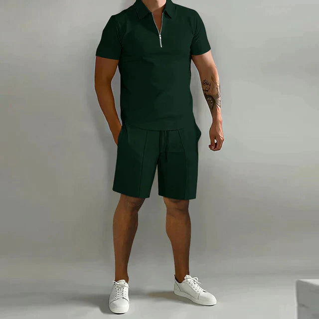 Ensemble Valezo - 2 Teile - Projekt Paris - Polo und Shorts für Herren - Elegant und bequem