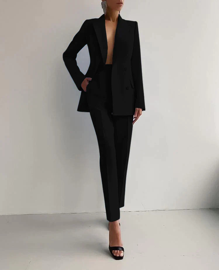 JUNA - stilvolles set bestehend aus edlem blazer und eleganter hose