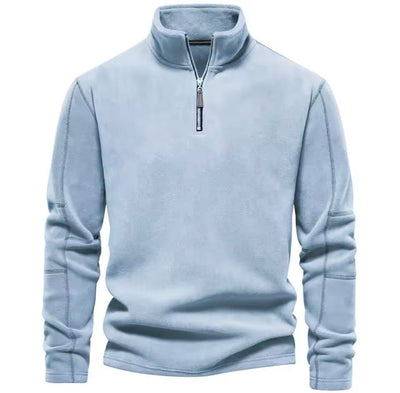 Allen pullover | herren-fleecepullover mit halbem reibverschluss