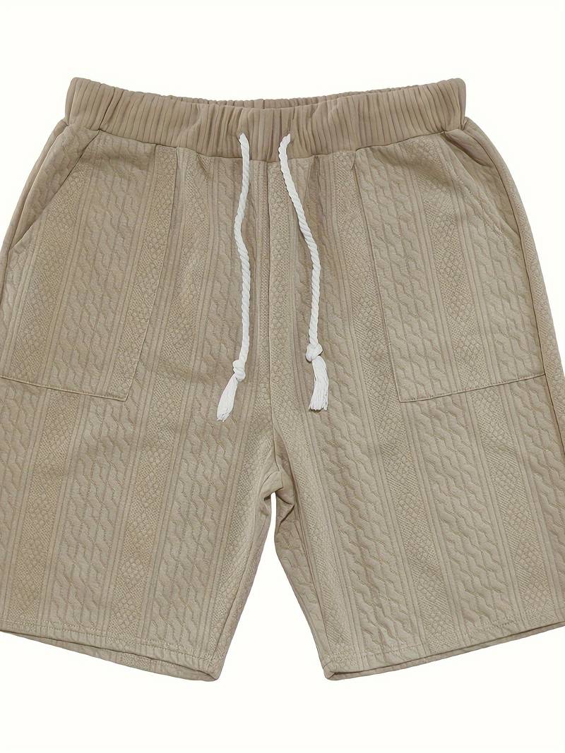 Andrew – set aus bequem sitzendem strickoberteil mit v-ausschnitt und passenden shorts