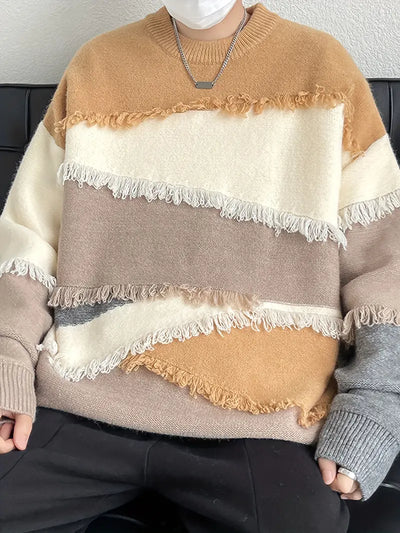 Tyler – für mich ein stylischer streifen-quastenpullover