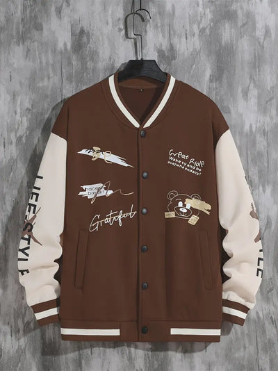 Jeffrey – lässige baseballjacke für herren