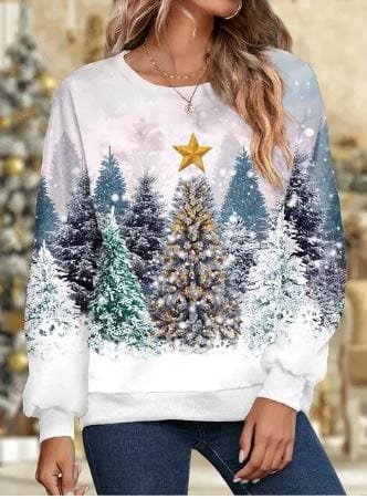 Aira – elegantes weihnachts-sweatshirt