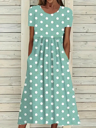 Emily – midikleid mit polka dots für frühling/sommer