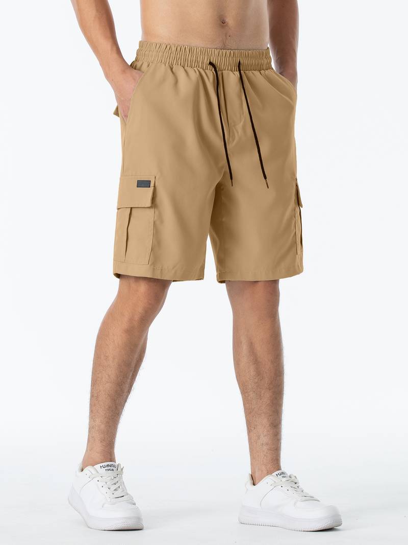 Matthew – cargo-shorts mit kordelzug im klassischen design