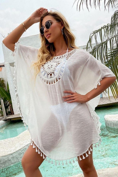 Kaftan Strand Häkel Boho