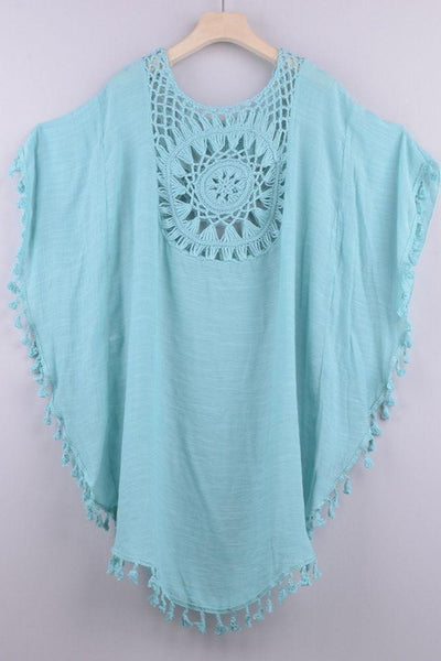 Kaftan Strand Häkel Boho