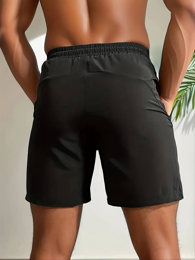 Andrew – sportshorts mit kordelzug und reißverschlusstaschen