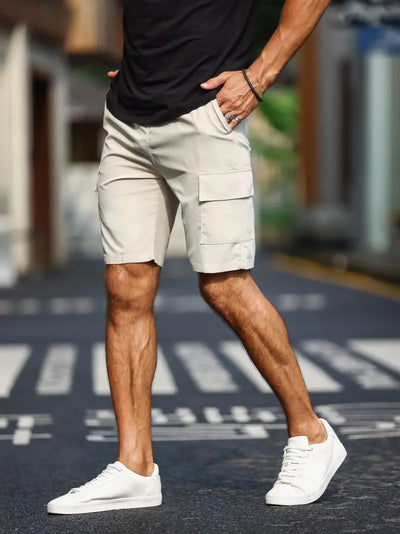 Mark – lässige cargo-shorts mit taschen